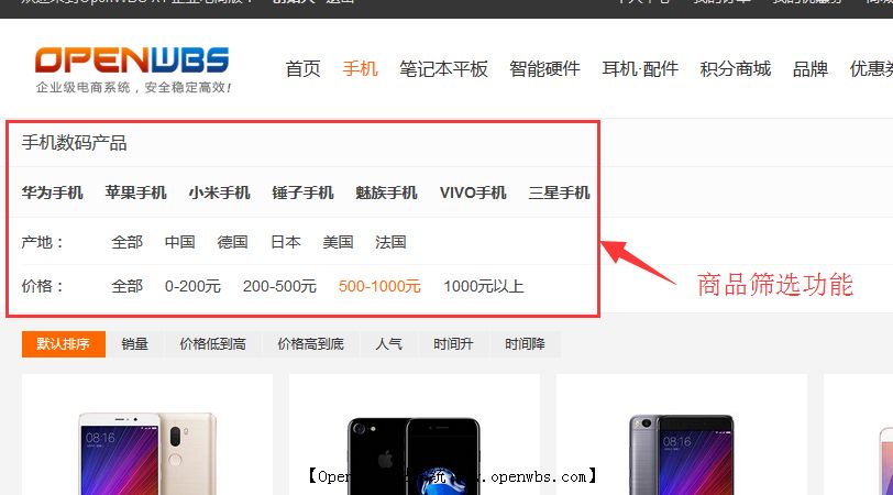 一圖看懂OpenWBS商城系統 一圖看懂OpenWBS商城系統