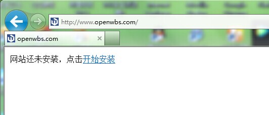 開始安裝 OpenWBS 開始安裝 OpenWBS